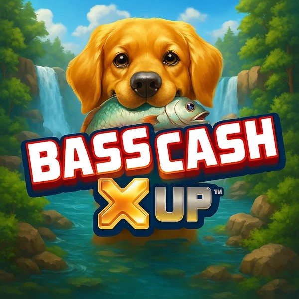 Bass Cash X UP by Alchemy Gaming, showcased at trickzzcasino.fr – game logo