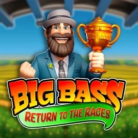Big Bass Return to the Races logo – Slots by Pragmatic Play at Trickz Casino