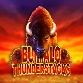 Buffalo Thunderstacks logo – Slots by Amatic Industries at Trickz Casino