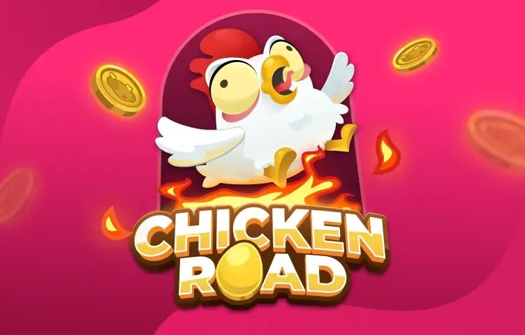 Chicken Road slot logo by InOut at Trickz CasinoChicken Road