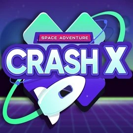 Logo of Crash X from Turbo Games at Trickz Casino