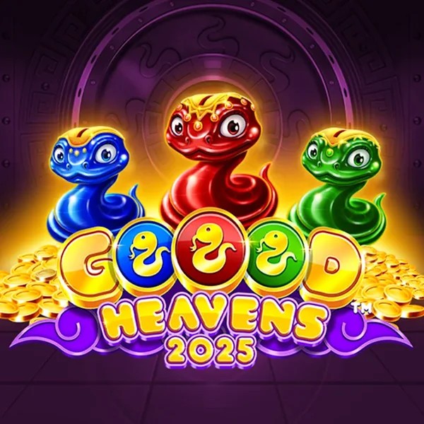 Goood Heavens slot logo by Rarestone Gaming at Trickz CasinoGoood Heavens