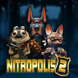 Nitropolis 2 slot logo by ELK Studios at Trickz Casino
