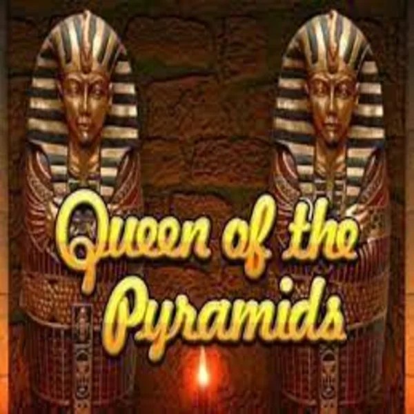 Queen of the Pyramids logo – Slots by Playtech at Trickz Casino
