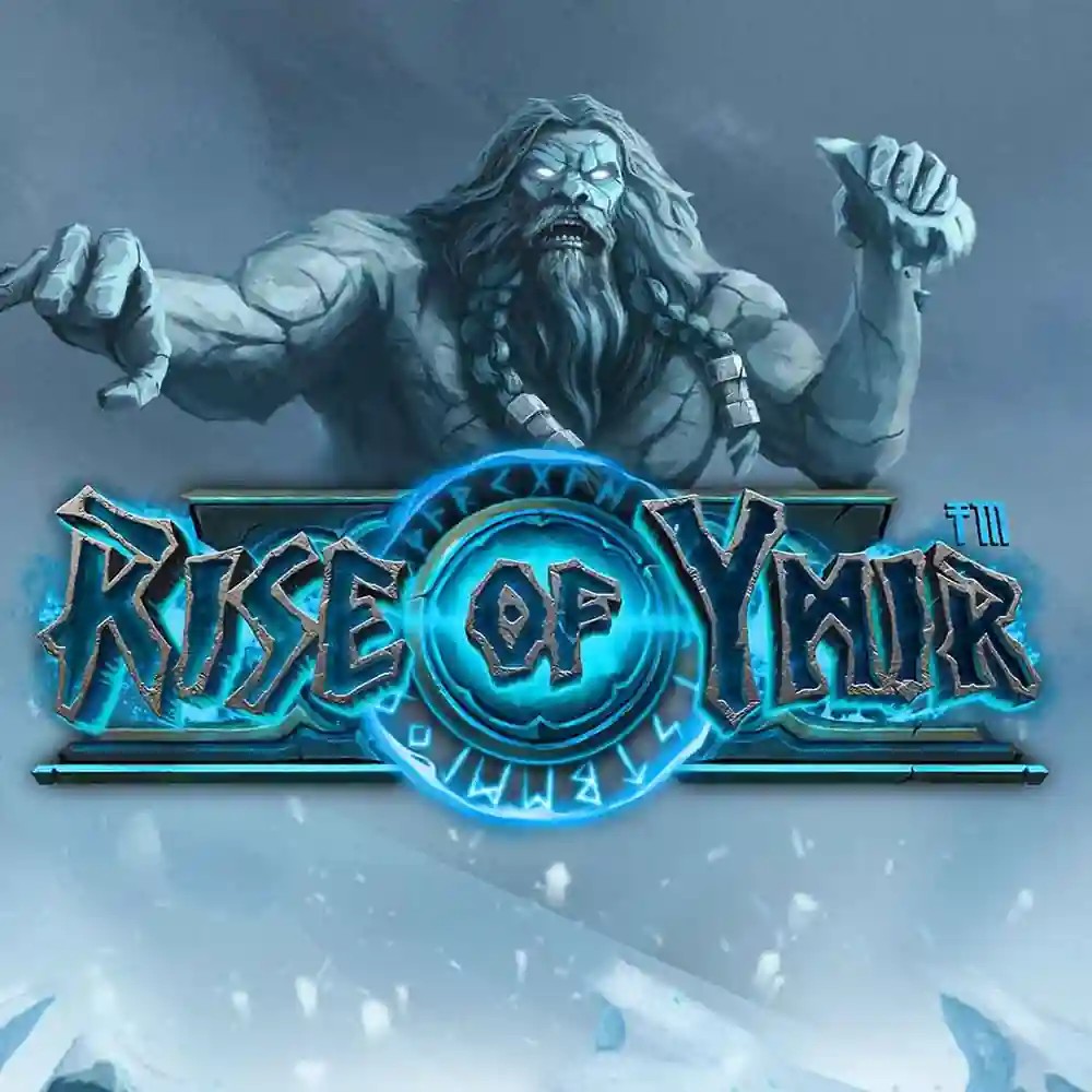 Rise of Ymir logo by Hacksaw Gaming at Trickz Casino